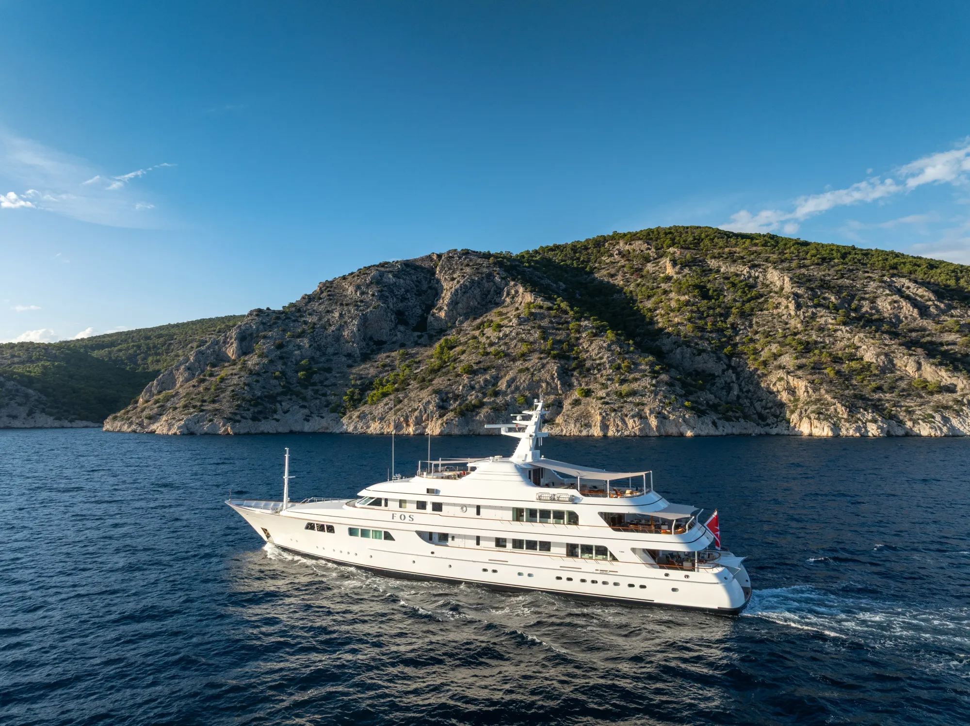 Charter Yacht FOS - Feadship 62m - 7 Cabins - Athens - Mykonos - Paros - Cyclades - Greece