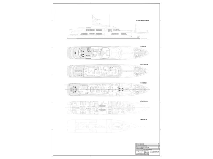 FOS Feadship 62m - layout FOS Feadship 62m - layout