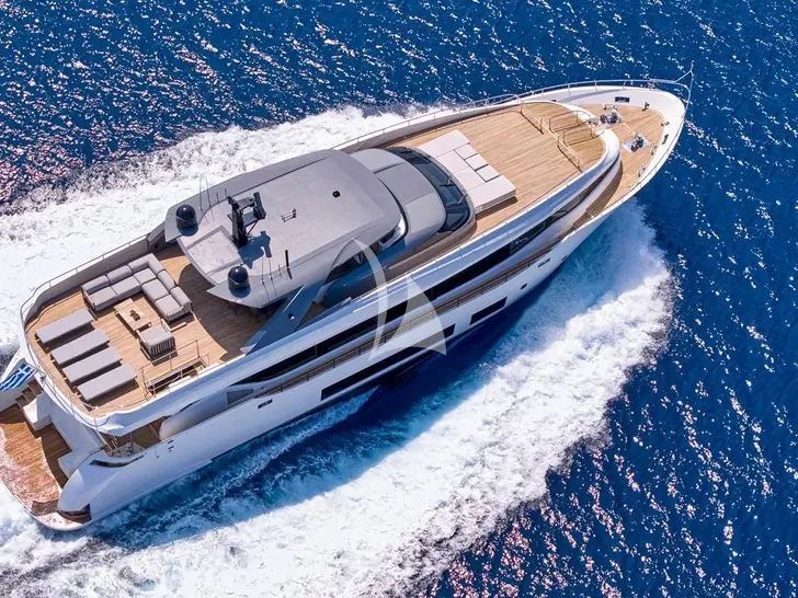 FOUR JOYS Maiora 30 - cruising aerial shot FOUR JOYS Maiora 30 - cruising aerial shot