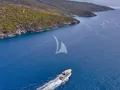FOUR JOYS Maiora 30 - cruising drone shot FOUR JOYS Maiora 30 - cruising drone shot