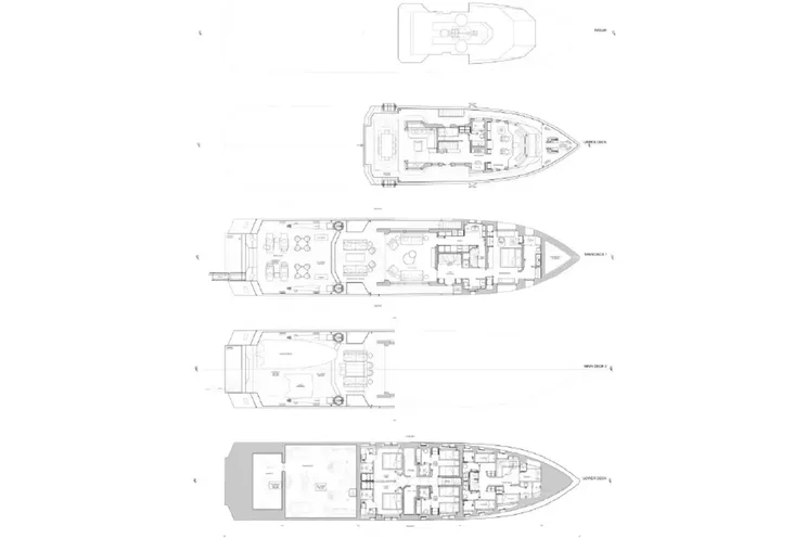 Layout for FOX Pendennis 34m - layout