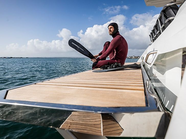Fountaine Pajot Aura 51 - Swim Platform Fountaine Pajot Aura 51 - Swim Platform