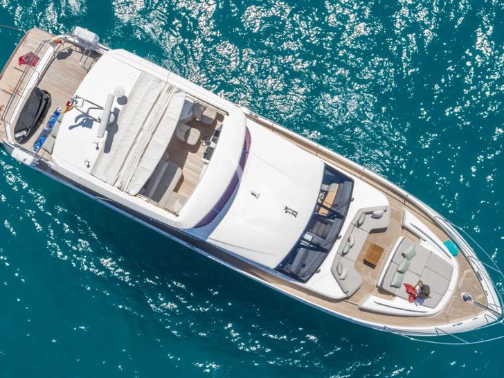 FREE SOUL Princess 68 - aerial top shot FREE SOUL Princess 68 - aerial top shot