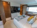 FREE SOUL Princess 68 - master cabin bed and TV FREE SOUL Princess 68 - master cabin bed and TV