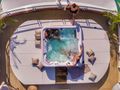 FREEDOM Custom Yacht 48m guests on the jacuzzi