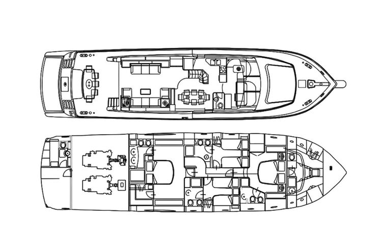 Layout for FREEDOM Alalunga 78 - layout
