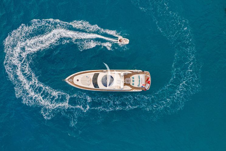 Charter Yacht FROGGY - Sunseeker Predator 72 - 3 Cabins - Balearic Islands - Mallorca - Port Adriano