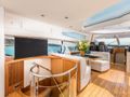FROGGY Sunseeker Predator 72 - dining area and TV FROGGY Sunseeker Predator 72 - dining area and TV