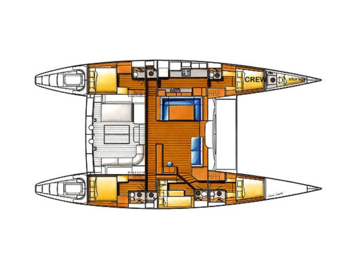 FUERTE 3 Lagoon 67 - layout FUERTE 3 Lagoon 67 - layout