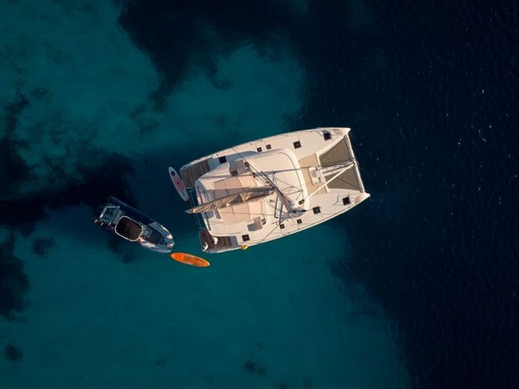 GALATHEA Lagoon 46 - top aerial shot GALATHEA Lagoon 46 - top aerial shot