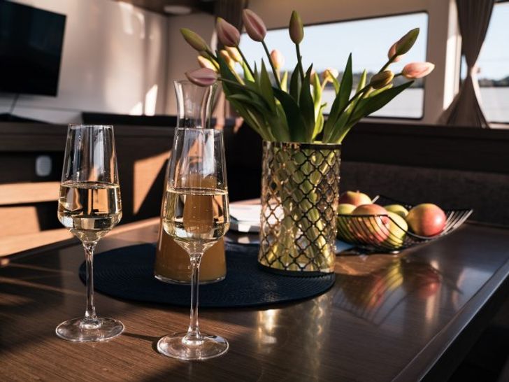 GALATHEA Lagoon 46 - wine onboard GALATHEA Lagoon 46 - wine onboard