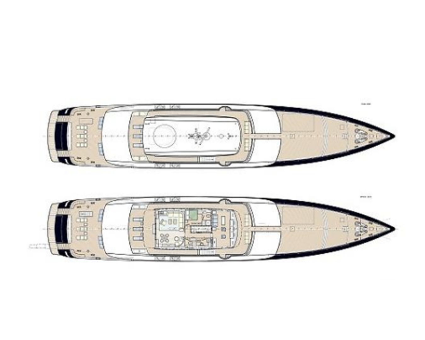 GALILEO Picchiotti 55.7m - sundeck layout