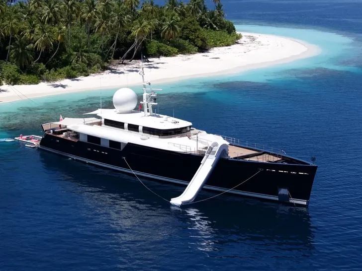 GALILEO Picchiotti 55.7m - profile with slide set up GALILEO Picchiotti 55.7m - profile with slide set up