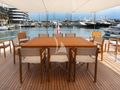 GATSBY Filippetti N30 - sky deck dining area GATSBY Filippetti N30 - sky deck dining area
