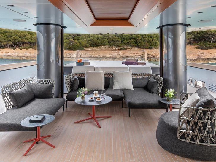 GECO Admiral yacht Upper Deck GECO Admiral yacht Upper Deck