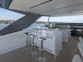 GEORGE FIVE Sanlorenzo SL96 - sundeck bar area GEORGE FIVE Sanlorenzo SL96 - sundeck bar area