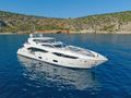 GEORGE P Sunseeker 115 Sport Yacht - anchored GEORGE P Sunseeker 115 Sport Yacht - anchored