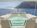 GEORGE P Sunseeker 115 Sport Yacht - flybridge jacuzzi GEORGE P Sunseeker 115 Sport Yacht - flybridge jacuzzi
