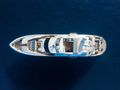 GEORGE P Sunseeker 115 Sport Yacht - top aerial shot GEORGE P Sunseeker 115 Sport Yacht - top aerial shot