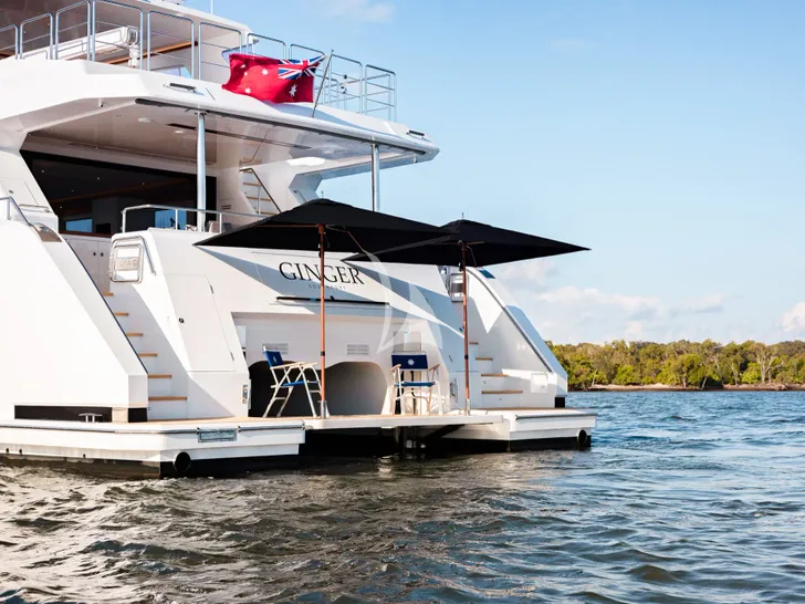 GINGER Iliad 62 - aft swim platfrom GINGER Iliad 62 - aft swim platfrom