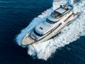 GO Dragos Yachts 111 - cruising aerial shot GO Dragos Yachts 111 - cruising aerial shot