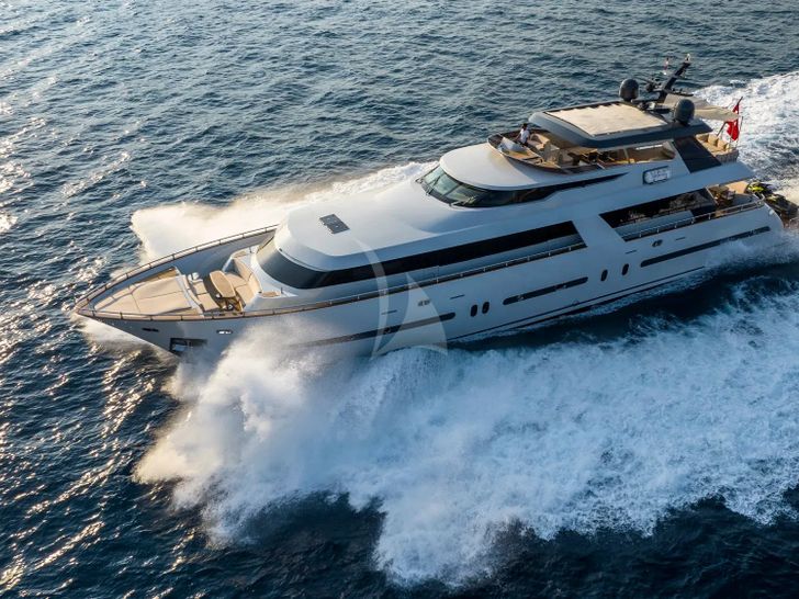 GO Dragos Yachts 111 - cruising side view GO Dragos Yachts 111 - cruising side view
