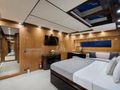 GO Dragos Yachts 111 - master cabin bed and TV GO Dragos Yachts 111 - master cabin bed and TV