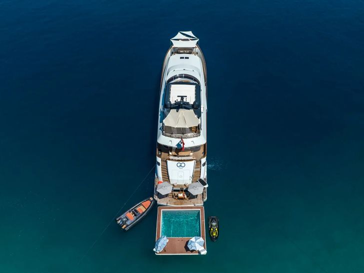GO Dragos Yachts 111 - top aerial shot GO Dragos Yachts 111 - top aerial shot
