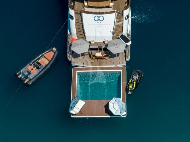 GO Dragos Yachts 111 - water toys at the stern GO Dragos Yachts 111 - water toys at the stern