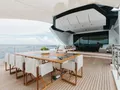 VELOCITY Mangusta GranSport 54 - sundeck dining area VELOCITY Mangusta GranSport 54 - sundeck dining area