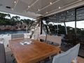 GOOD TIMES Prestige 680 - aft deck alfresco dining area GOOD TIMES Prestige 680 - aft deck alfresco dining area
