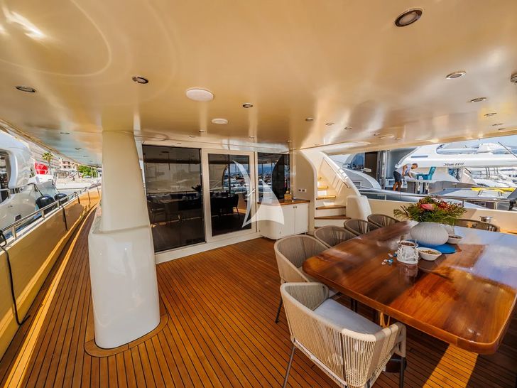 GRACE Aegean Yachts 28m - aft deck GRACE Aegean Yachts 28m - aft deck