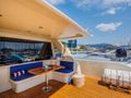 GRACE Aegean Yachts 28m - flybridge dining area GRACE Aegean Yachts 28m - flybridge dining area