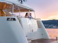 GRACE Aegean Yachts 28m - guests on the aft deck GRACE Aegean Yachts 28m - guests on the aft deck