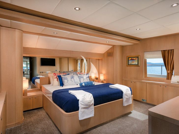 GRACE Aegean Yachts 28m - master cabin GRACE Aegean Yachts 28m - master cabin