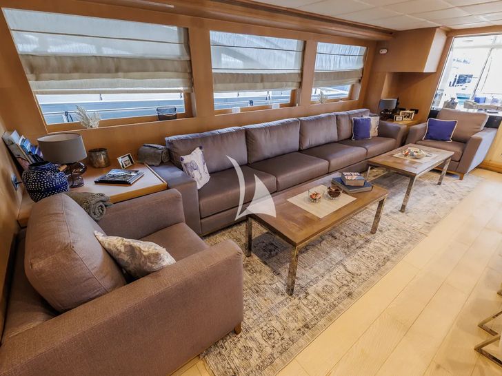 GRACE Aegean Yachts 28m - saloon seating GRACE Aegean Yachts 28m - saloon seating