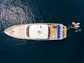 GRACE Aegean Yachts 28m - top aerial shot GRACE Aegean Yachts 28m - top aerial shot