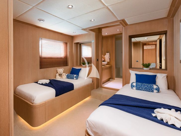GRACE Aegean Yachts 28m - twin cabin 1 GRACE Aegean Yachts 28m - twin cabin 1