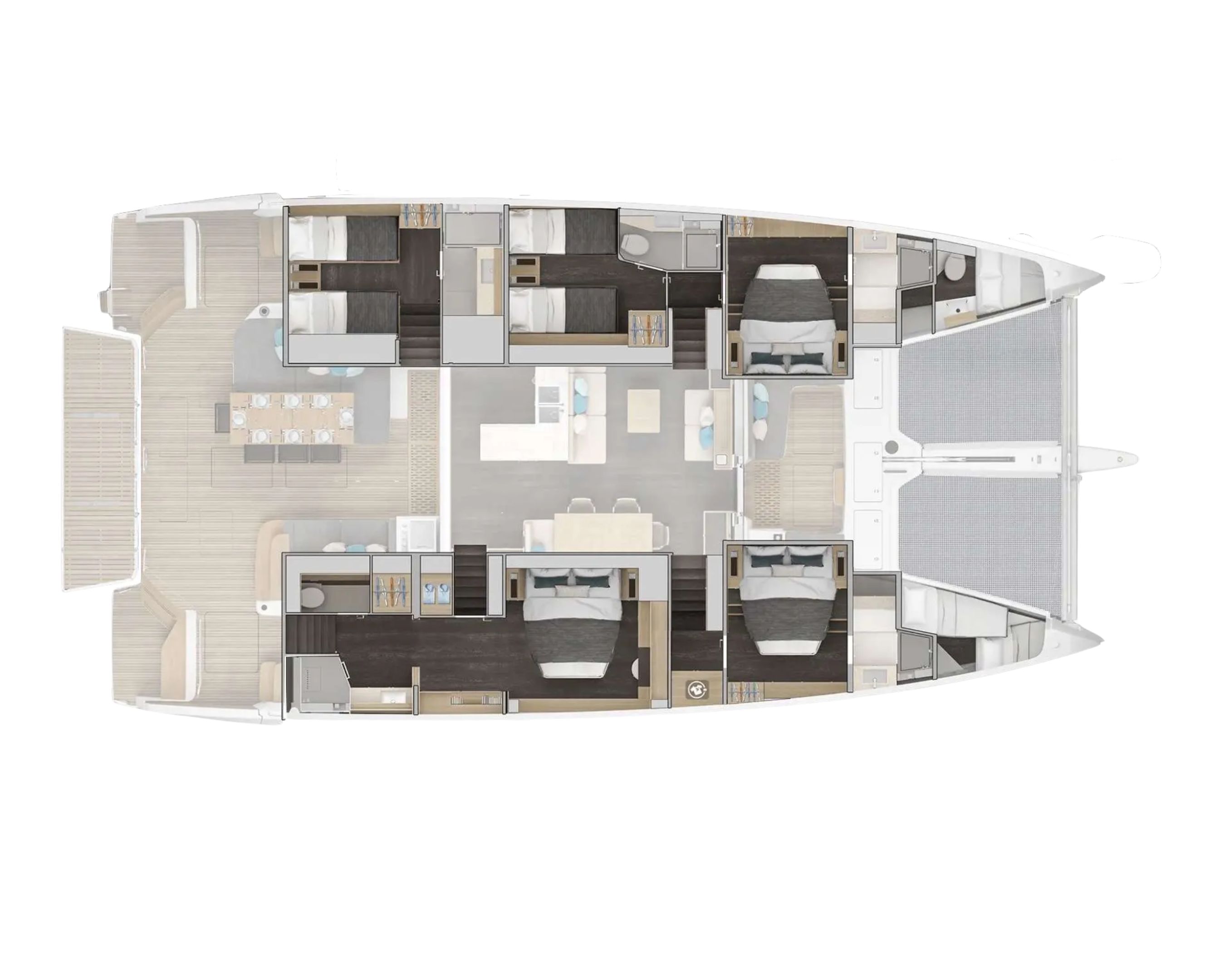 GRACE 60 Lagoon 60 - layout