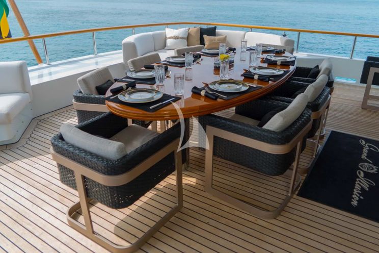Charter Yacht GRAND ILLUSION - Palmer Johnson 137 - 5 Cabins - Nassau - Exumas - Bahamas