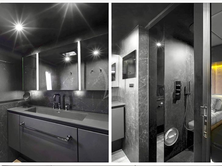 GRAYONE Sunreef 80 - master cabin bathroom GRAYONE Sunreef 80 - master cabin bathroom