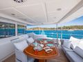 HAG Custom Line 30m - aft deck alfresco dining area HAG Custom Line 30m - aft deck alfresco dining area