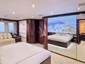 HAKUNA MATATA Couach 3700 FLY - master cabin bed and TV HAKUNA MATATA Couach 3700 FLY - master cabin bed and TV