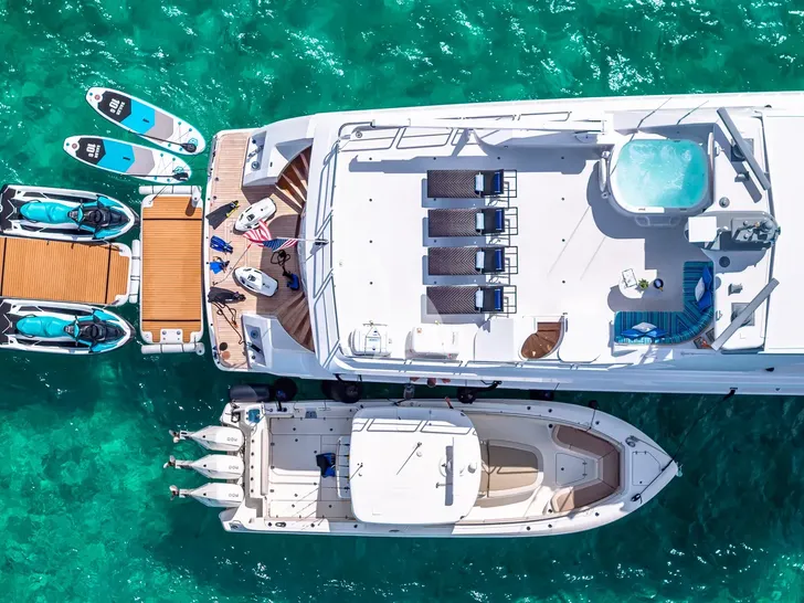 HANNAH Westport 112 - top aerial shot aft HANNAH Westport 112 - top aerial shot aft
