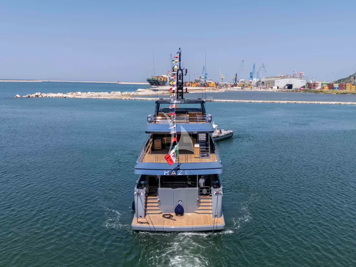HAZE 2 Cantiere Delle Marche Darwin 102 - aft shot HAZE 2 Cantiere Delle Marche Darwin 102 - aft shot