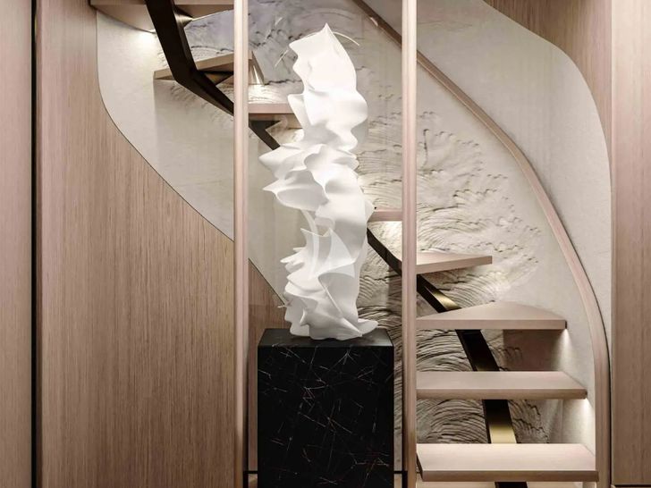HAZE 2 Cantiere Delle Marche Darwin 102 - cabin foyer HAZE 2 Cantiere Delle Marche Darwin 102 - cabin foyer