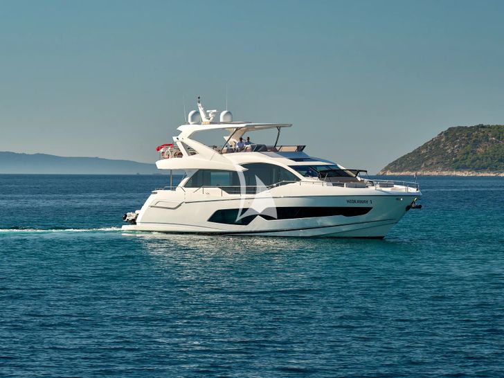 HIDEAWAY Sunseeker 23m - side profile HIDEAWAY Sunseeker 23m - side profile