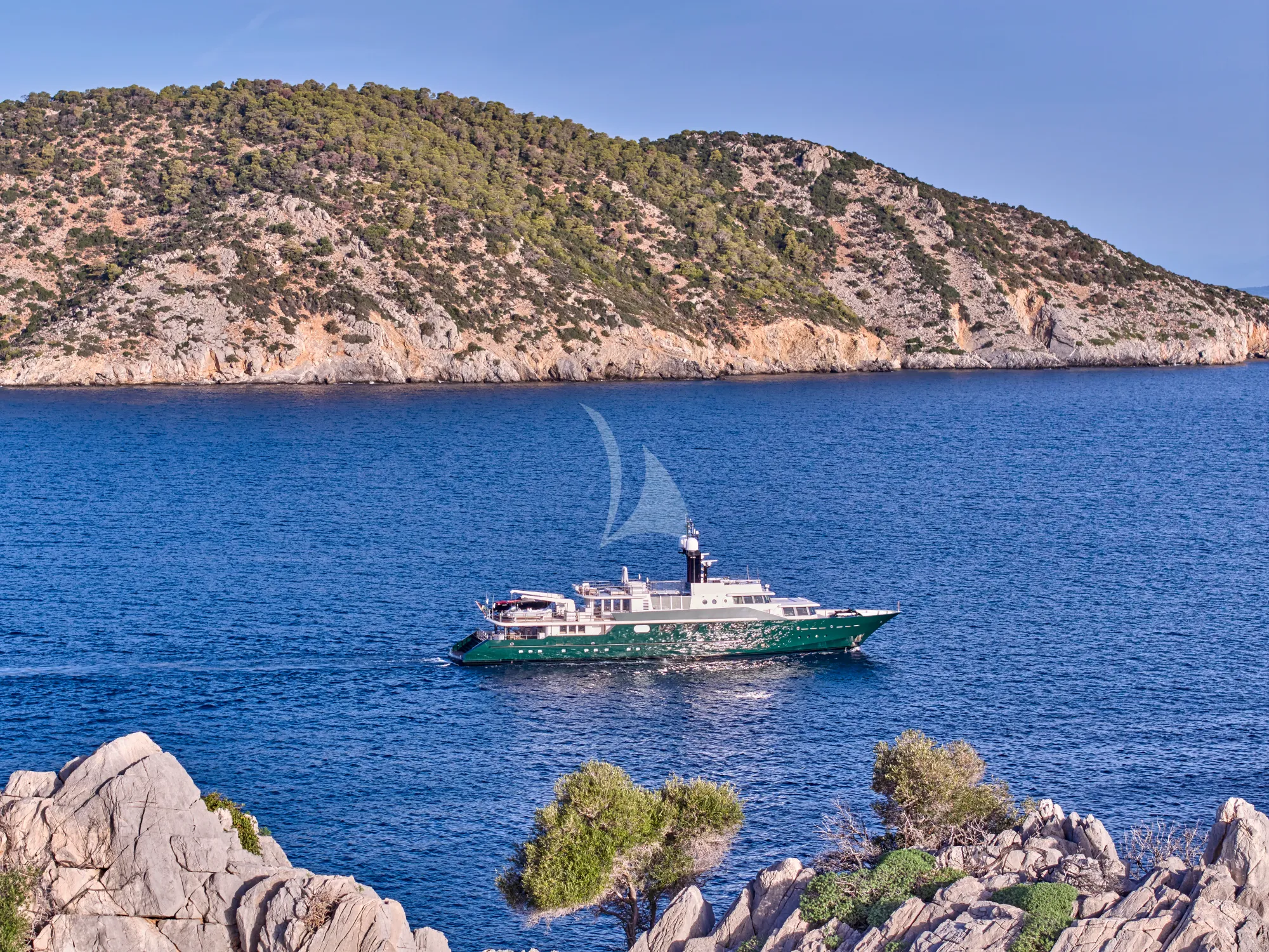 Charter Yacht HIGHLANDER - Feadship 50m - 7 Cabins - Nassau - Exumas - Bahamas