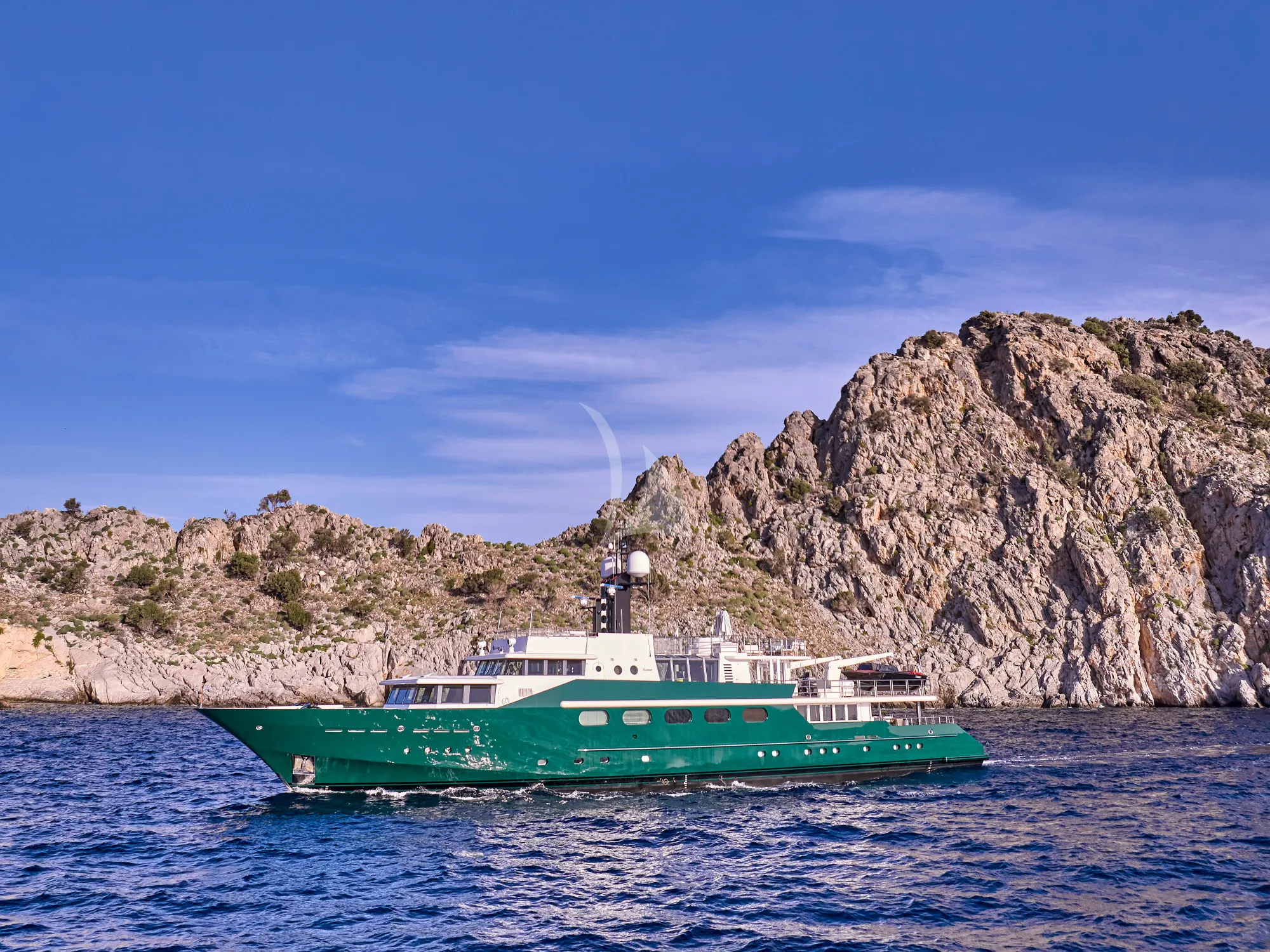Charter Yacht HIGHLANDER - Feadship 50m - 7 Cabins - Nassau - Exumas - Bahamas
