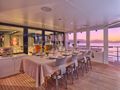 HIGHLANDER Feadship 50m - sky deck alfresco dining area HIGHLANDER Feadship 50m - sky deck alfresco dining area
